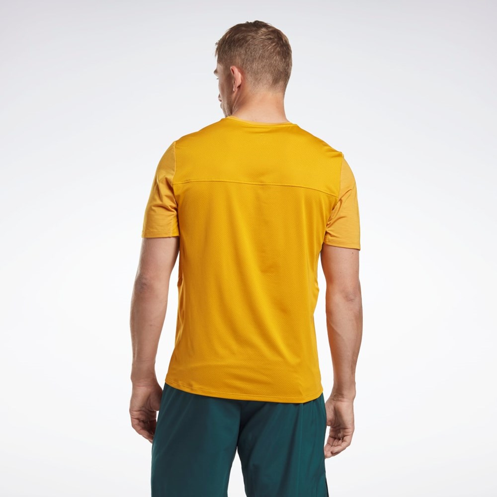 Reebok ACTIVCHILL Athlete T-Shirt Bright Ochre | ZFBGT4150