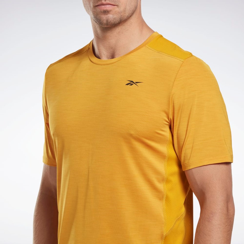 Reebok ACTIVCHILL Athlete T-Shirt Bright Ochre | ZFBGT4150