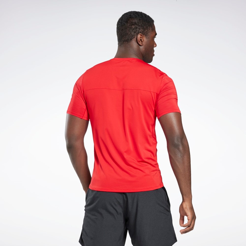 Reebok ACTIVCHILL Athlete T-Shirt Červené | HWKPG4329