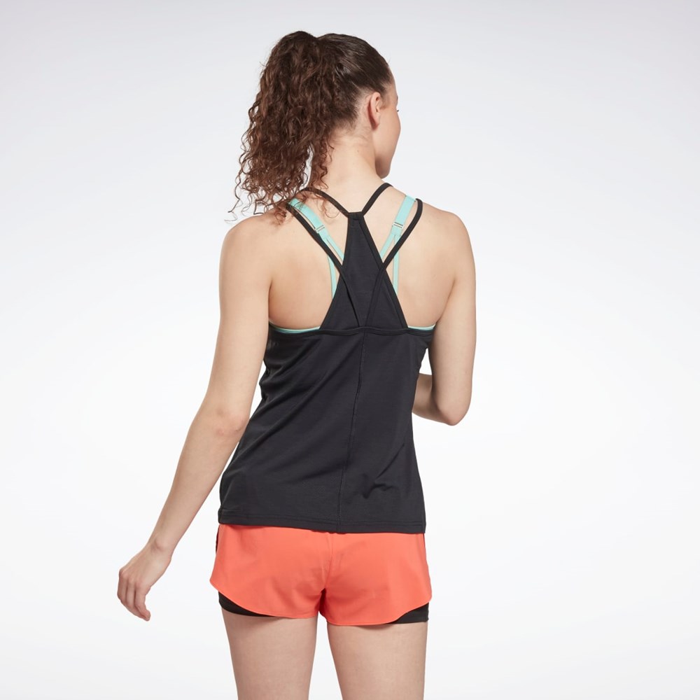 Reebok ACTIVCHILL Atletické Tank Top Černé | SAXUH2780