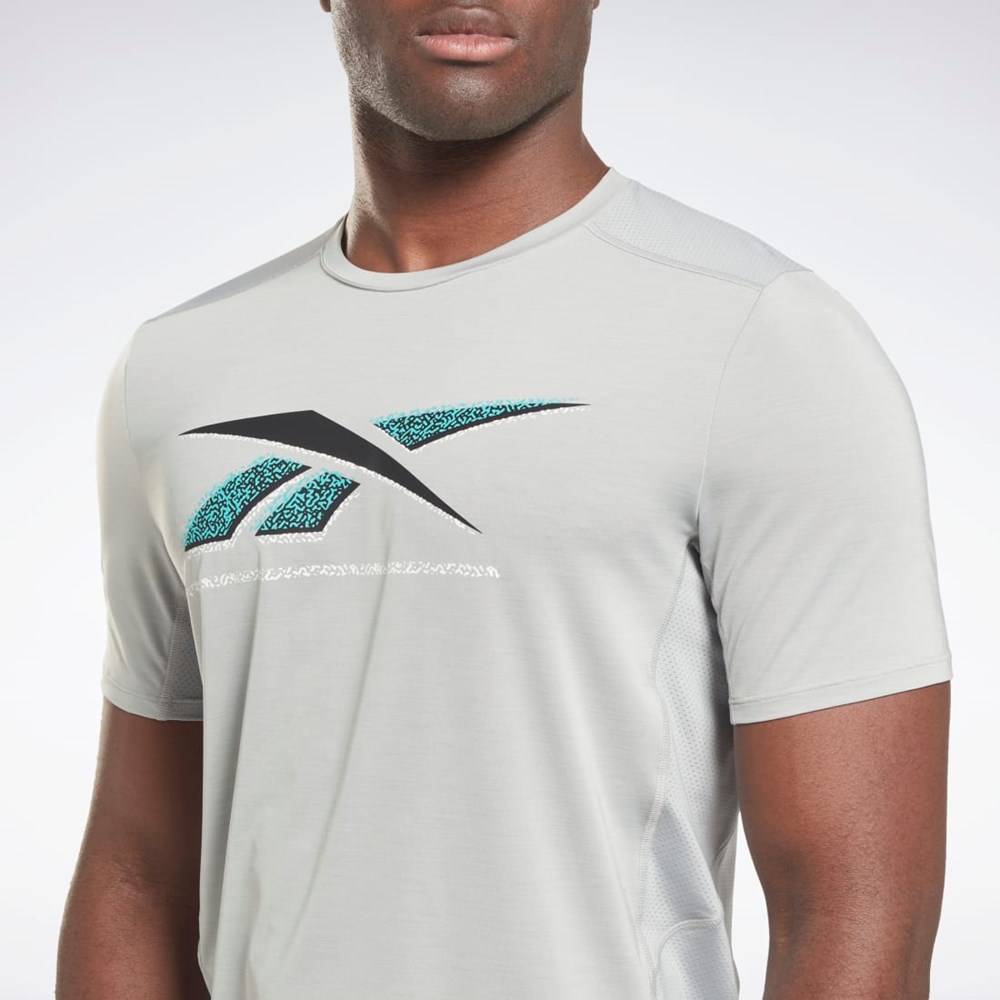 Reebok ACTIVCHILL Grafická Athlete T-Shirt Šedé | HWCZB4712