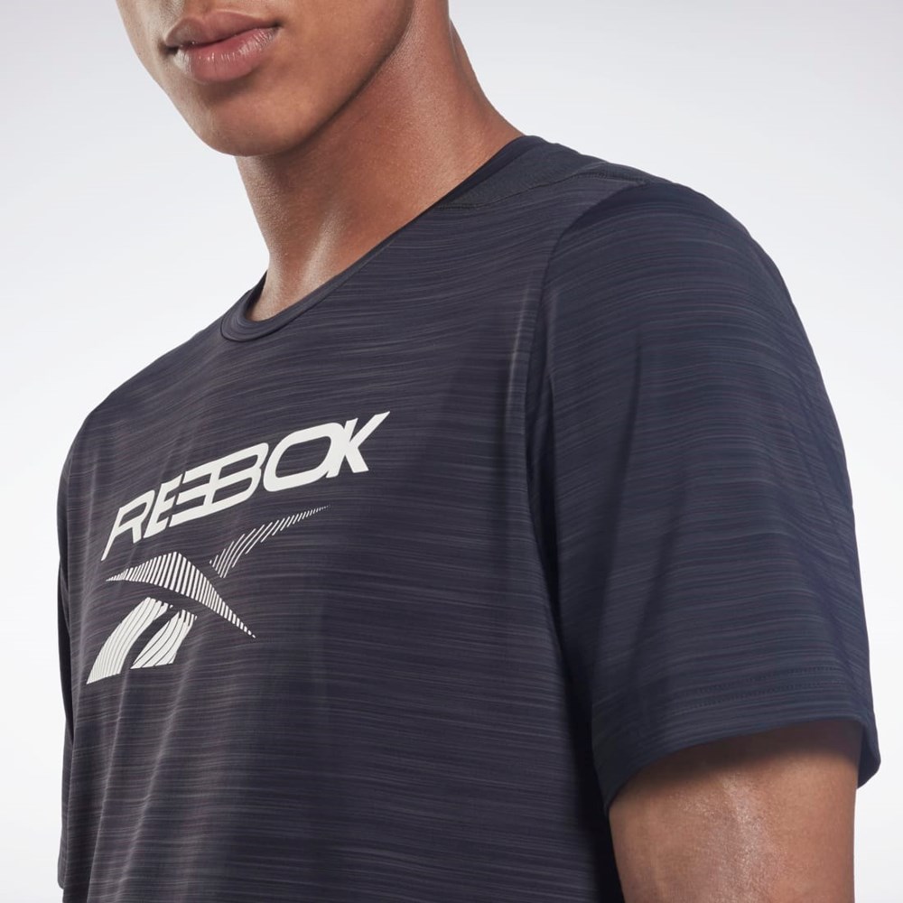 Reebok ACTIVCHILL Grafická Move T-Shirt Černé | GDXKZ3891