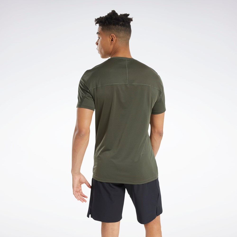 Reebok ACTIVCHILL Move Tee Zelene | ALJYF1025