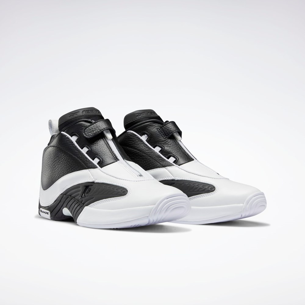 Reebok Answer IV Basketball Shoes Bílé Černé Stříbrné | IGYAQ6890
