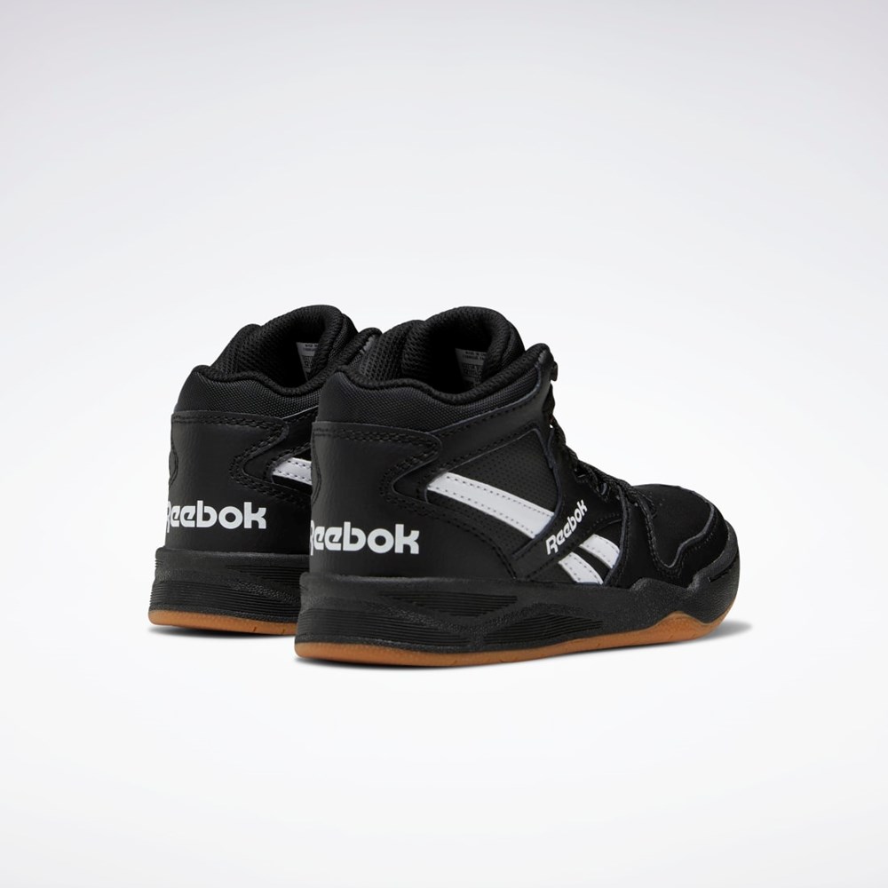 Reebok BB 4500 Court Shoes - Preschool Černé Černé Bílé | WPOMZ1265