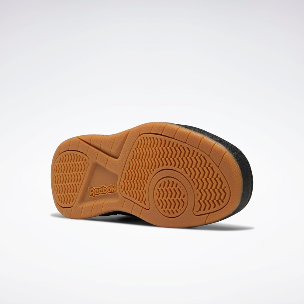 Reebok BB 4500 Court Shoes - Preschool Černé Černé Bílé | WPOMZ1265