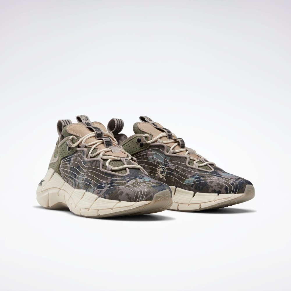 Reebok Billionaire Boys Club Zig Kinetica II Shoes Zelene Šedé | MGOJE4652