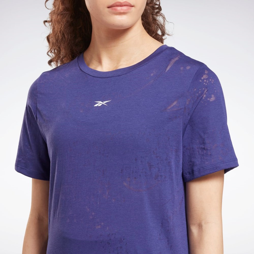 Reebok Burnout T-Shirt Fialové | JUYXZ1467