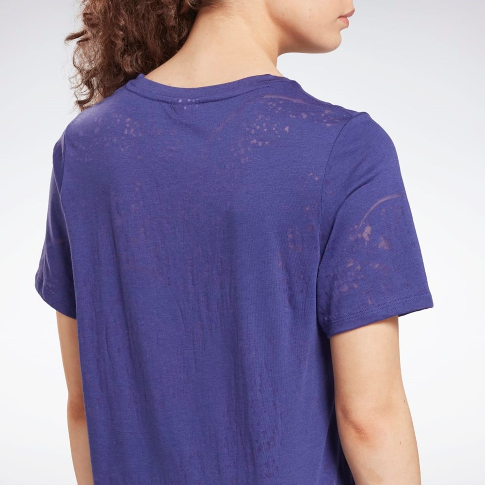 Reebok Burnout T-Shirt Fialové | JUYXZ1467
