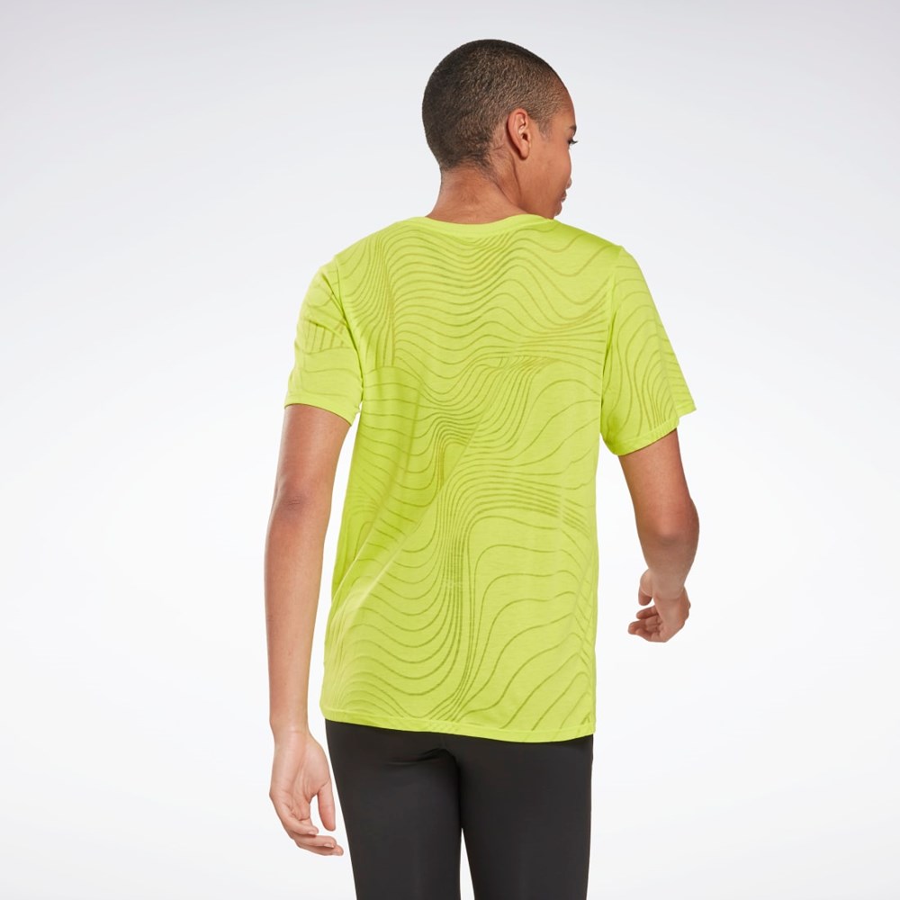 Reebok Burnout T-Shirt Žluté | FTBRY4912