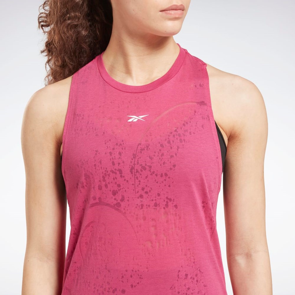 Reebok Burnout Tank Top Růžové | XNROG3018