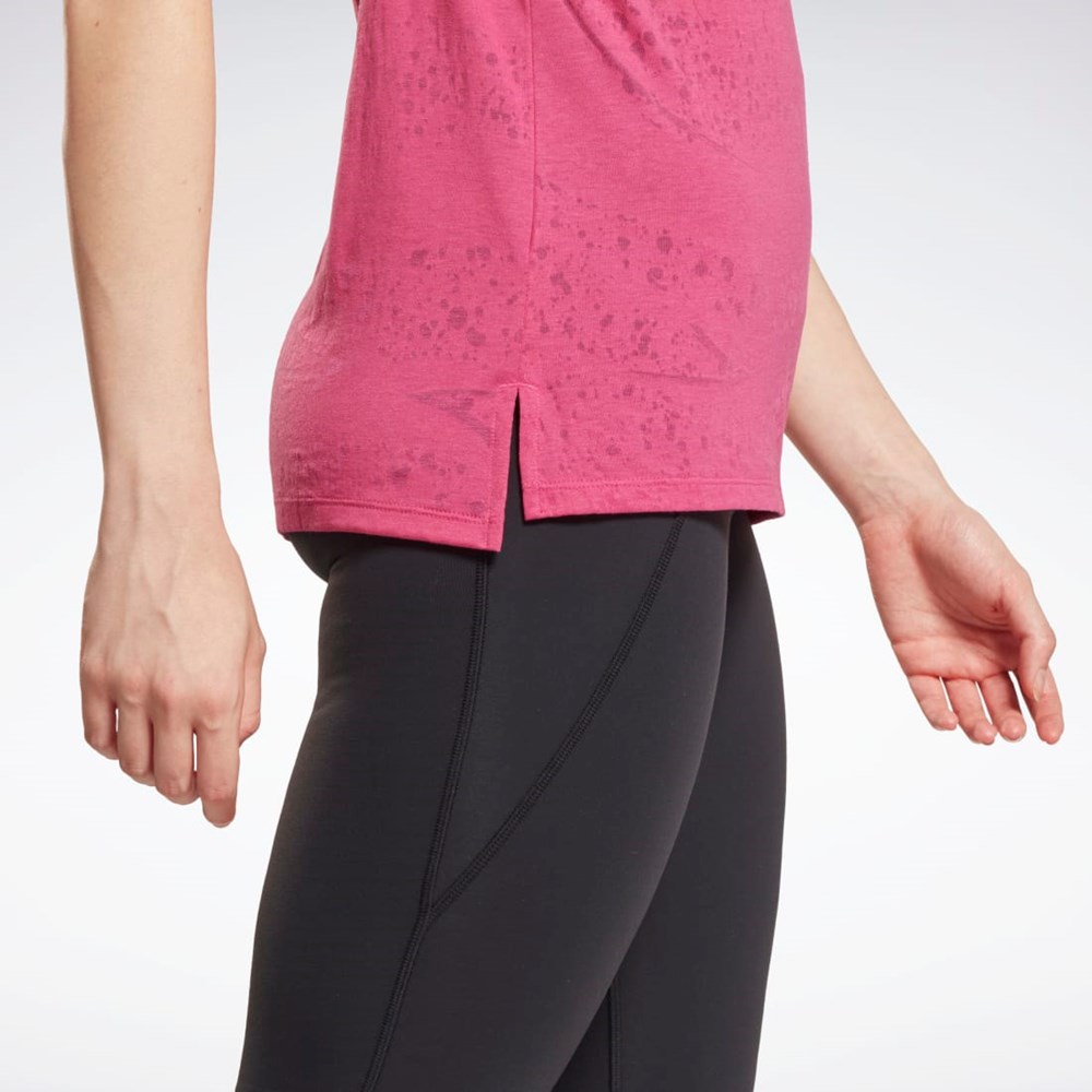 Reebok Burnout Tank Top Růžové | XNROG3018