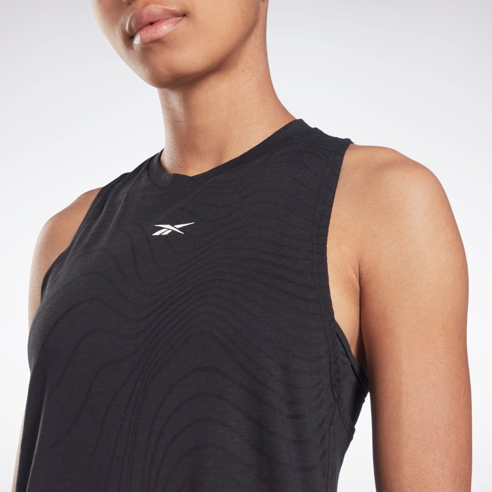 Reebok Burnout Tank Top Černé | XNPFC0279