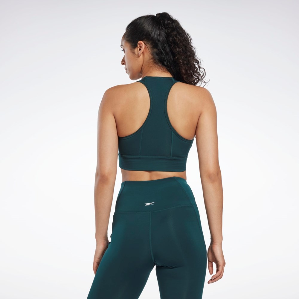 Reebok Běžecké Essentials High-Impact Bra Zelene | JMPLD5902