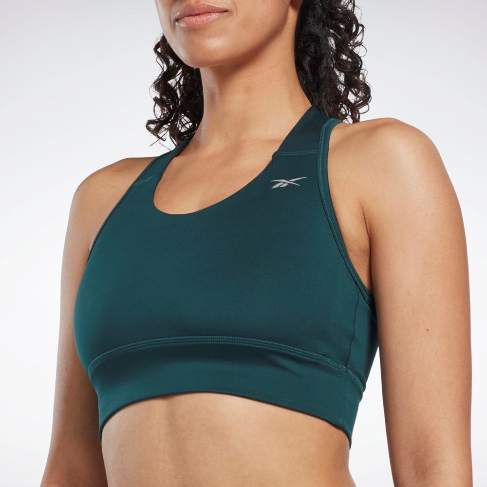 Reebok Běžecké Essentials High-Impact Bra Zelene | JMPLD5902