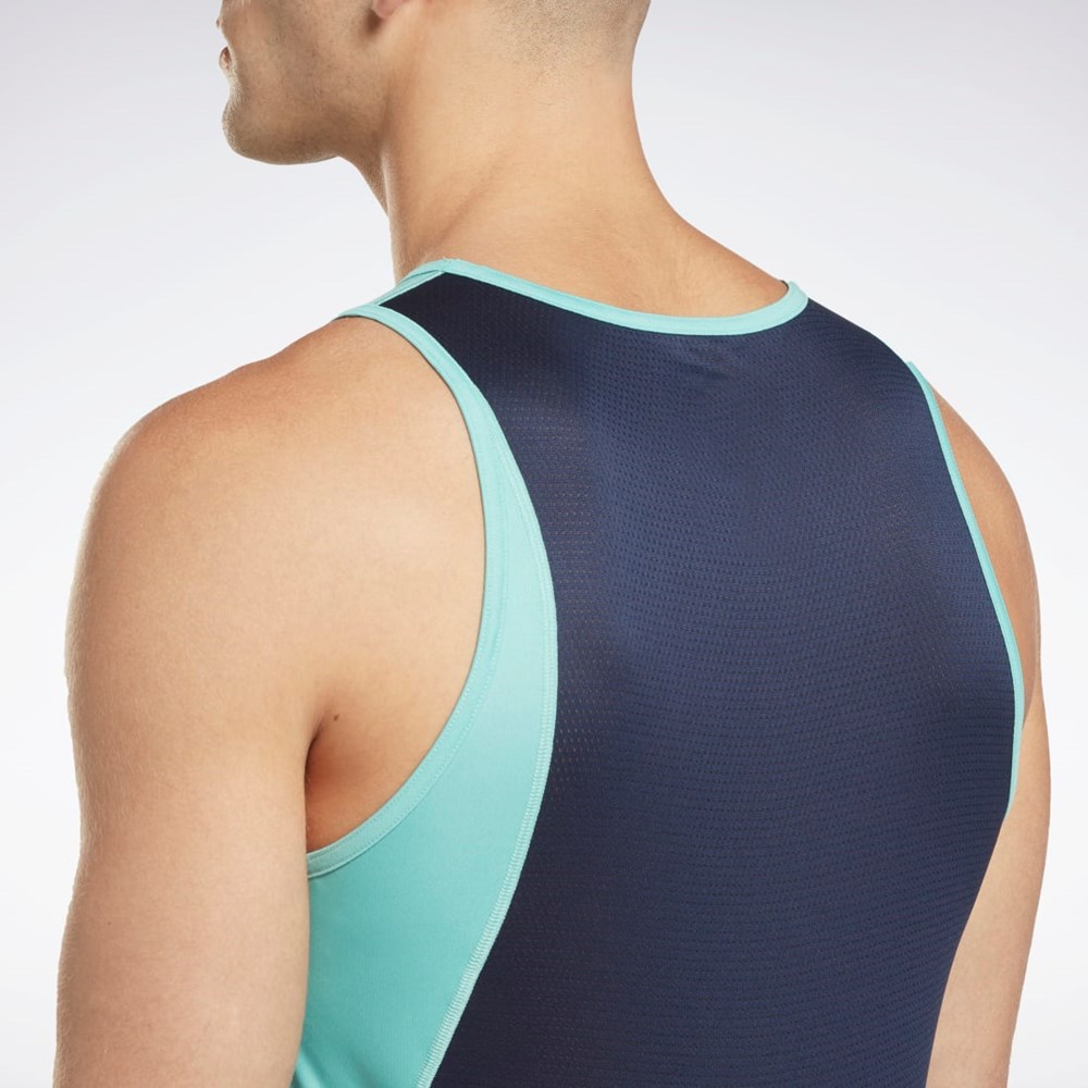 Reebok Běžecké Speedwick Singlet Semi Classic Teal | OSLVQ2716