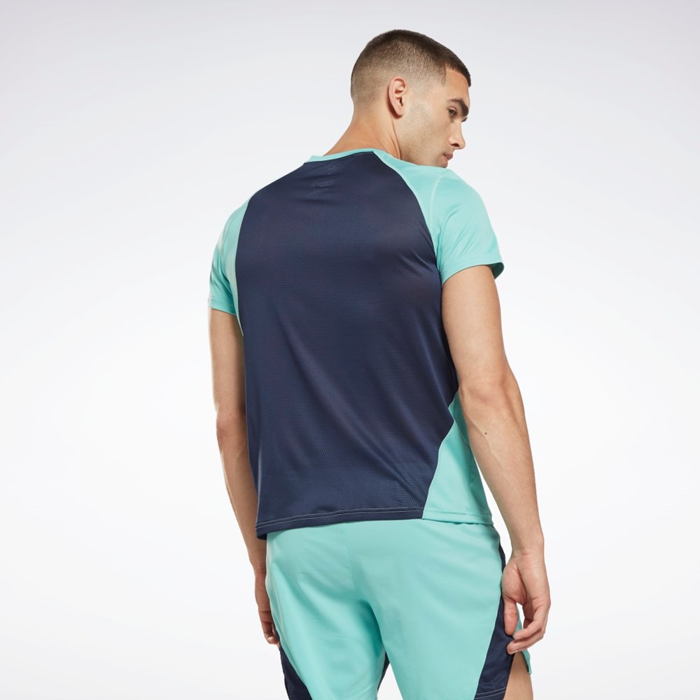 Reebok Běžecké Speedwick T-Shirt Semi Classic Teal | ESRQH7941