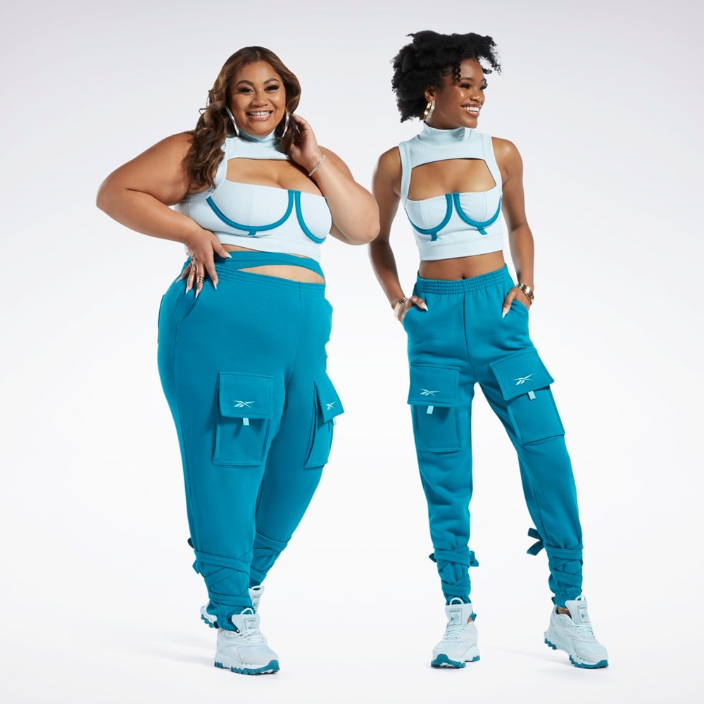 Reebok Cardi B Crop Top Blankyt | DZPKG8049