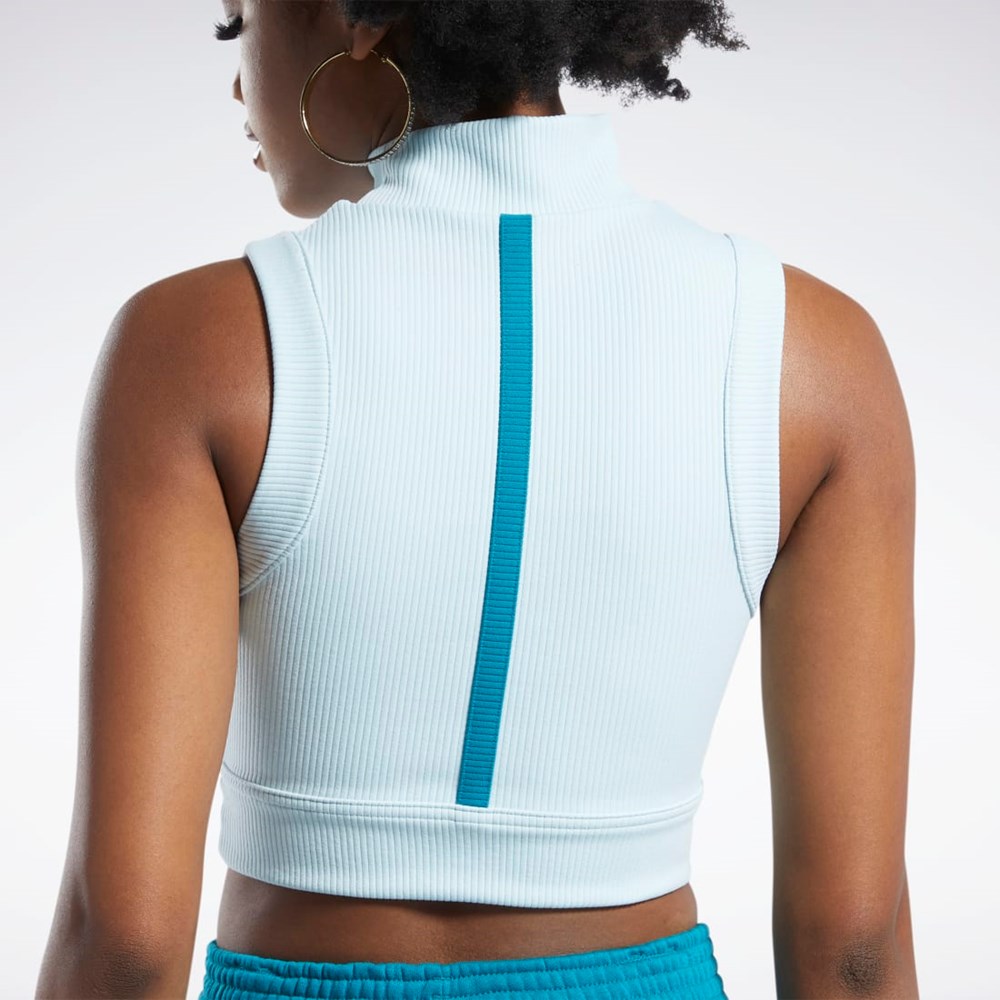Reebok Cardi B Crop Top Blankyt | DZPKG8049