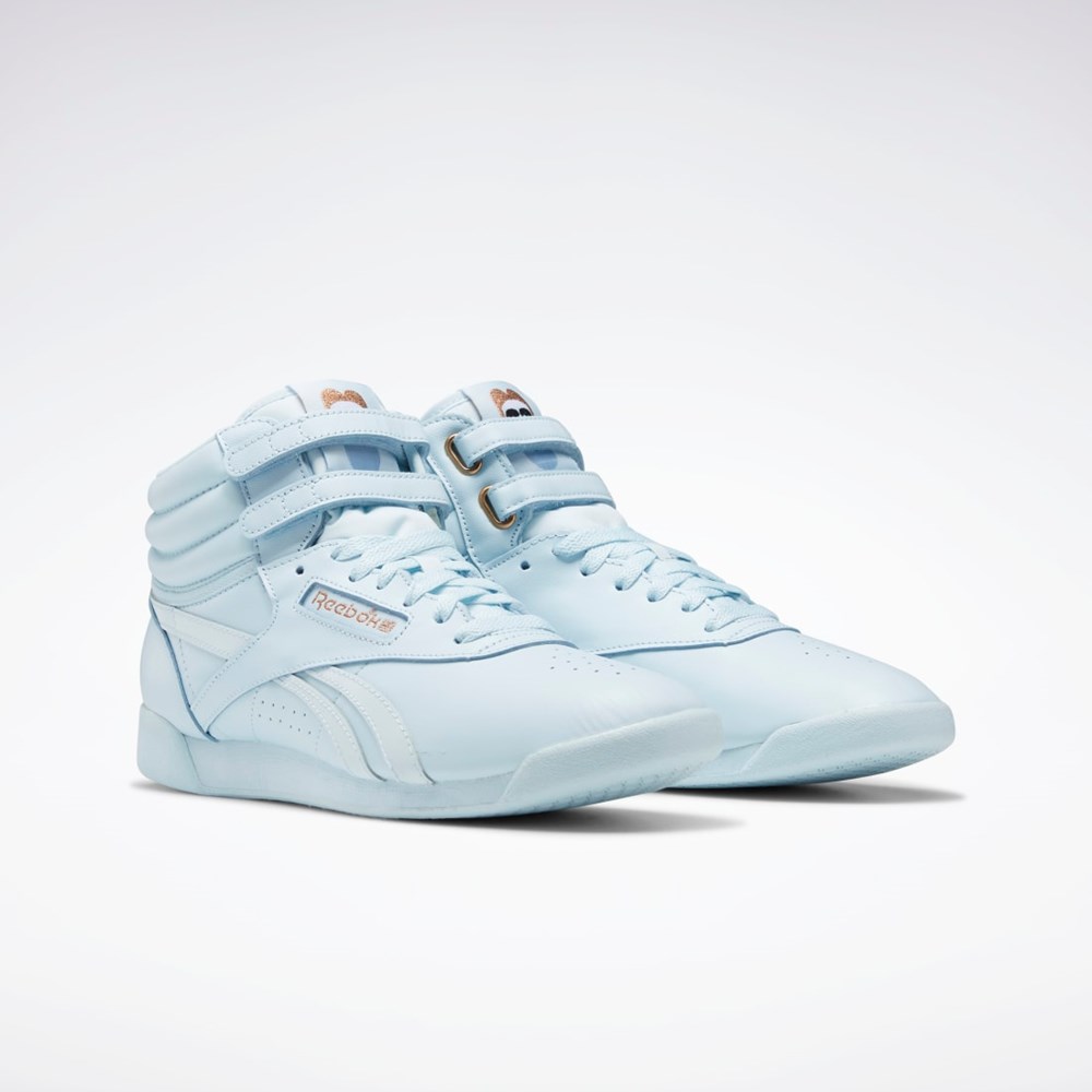 Reebok Cardi B Freestyle Hi Shoes Blankyt Blankyt Blankyt | YAQHL5386