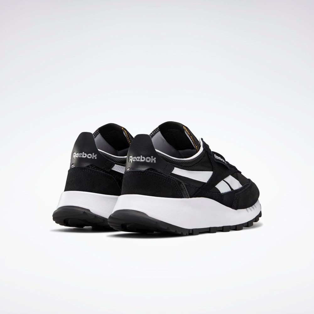Reebok Classic Leather Legacy Shoes Černé Šedé Červené | ZVNXC6293