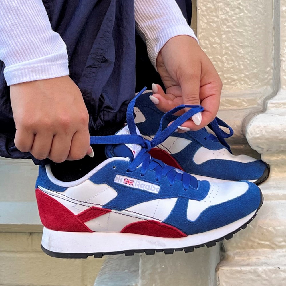 Reebok Classic Leather Make It Yours Shoes Blankyt Červené Bílé | CDMSO8127