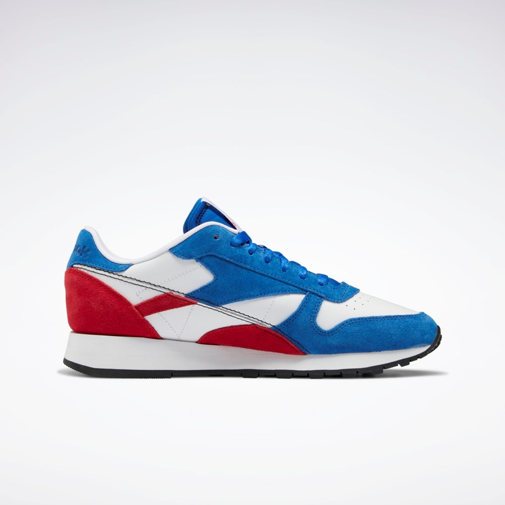 Reebok Classic Leather Make It Yours Shoes Blankyt Červené Bílé | CDMSO8127