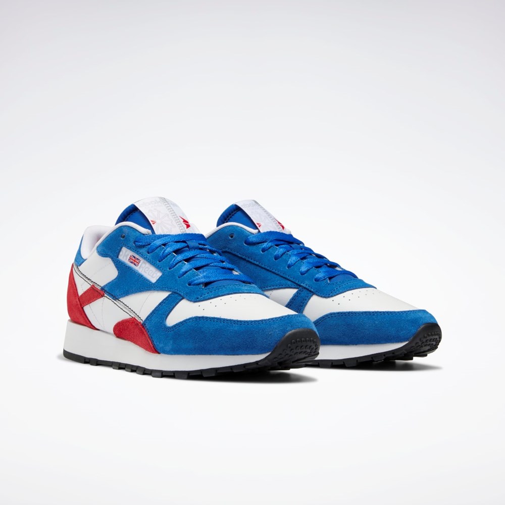 Reebok Classic Leather Make It Yours Shoes Blankyt Červené Bílé | CDMSO8127