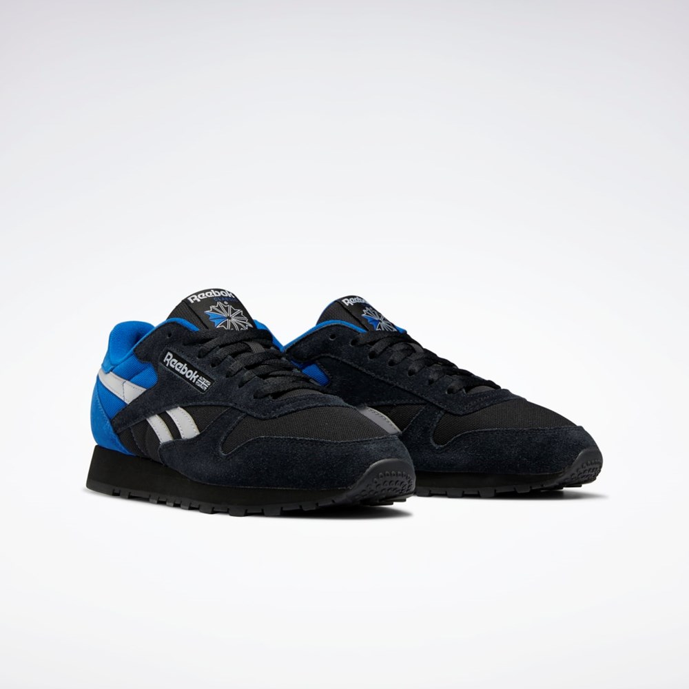 Reebok Classic Leather Make It Yours Shoes Černé Šedé Blankyt | CGUIO5439
