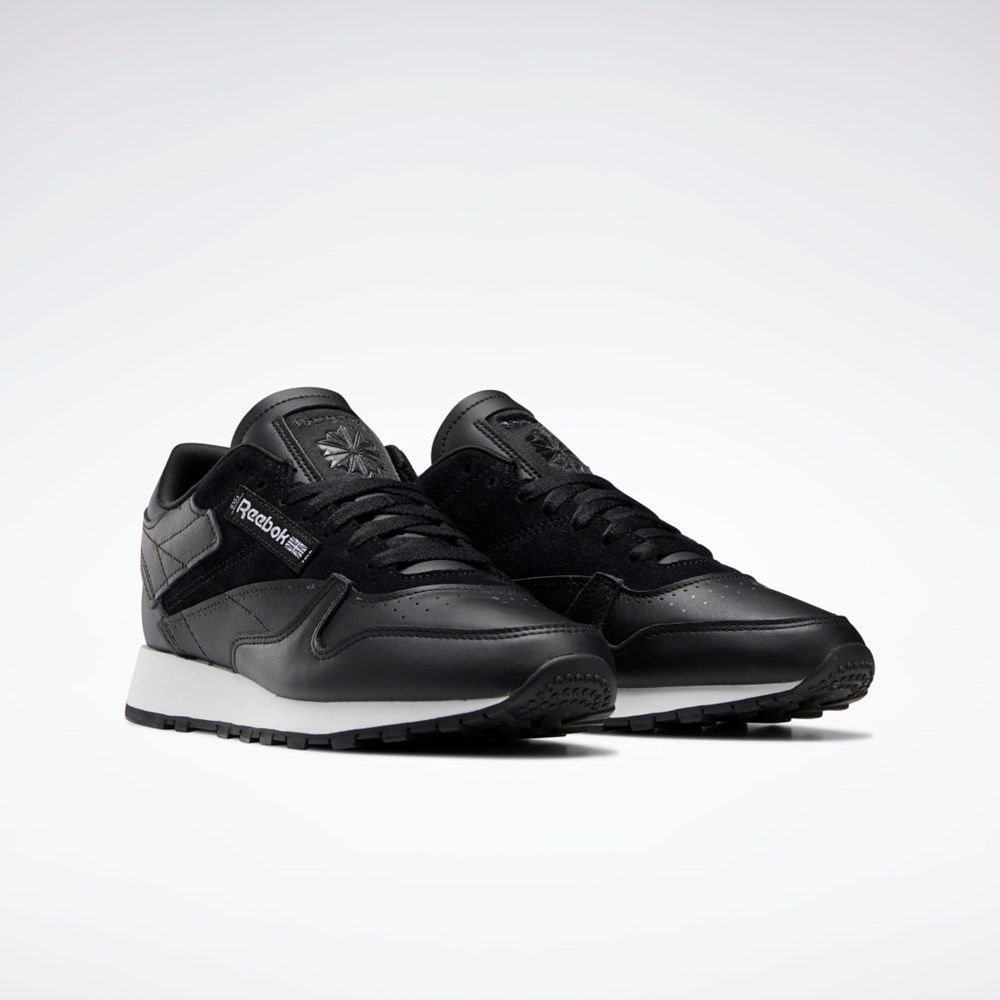 Reebok Classic Leather Make It Yours Shoes Černé Šedé Bílé | PDFKE4980