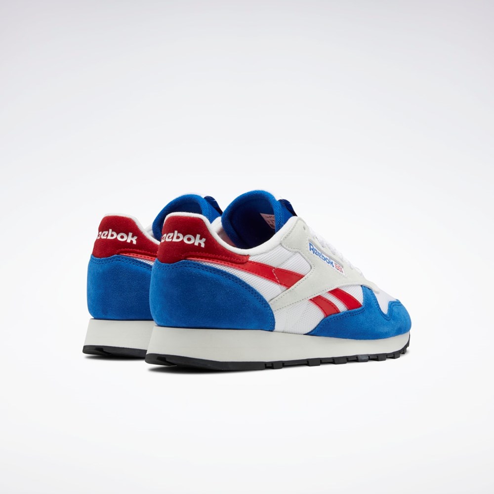 Reebok Classic Leather Make It Yours Shoes Blankyt Bílé Červené | WBZYI7483
