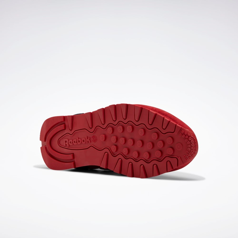 Reebok Classic Leather Make It Yours Shoes Červené Bílé Černé | YLFCA4197