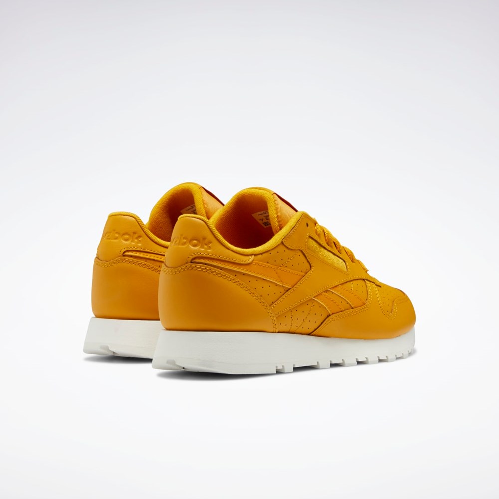 Reebok Classic Leather Shoes Bright Ochre / Bright Ochre / Chalk | IHBMU3758