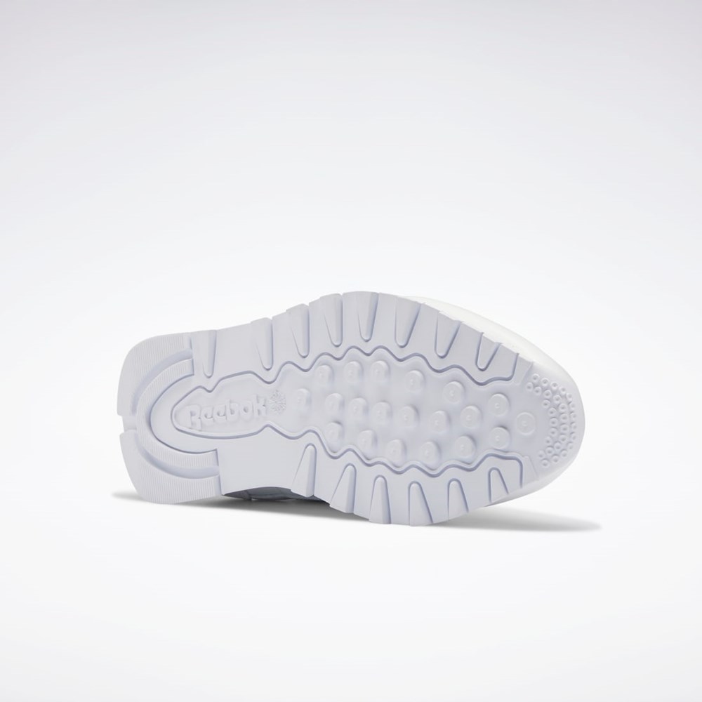 Reebok Classic Leather Shoes Bílé Bílé Šedé | AZRCU2346