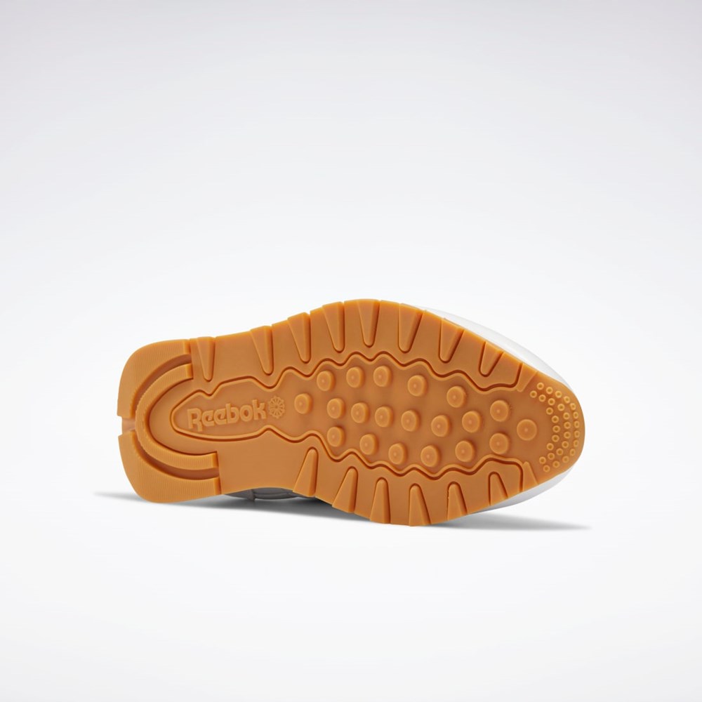 Reebok Classic Leather Shoes Bílé Šedé | SGZBF7648