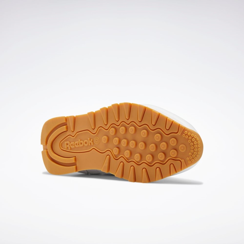 Reebok Classic Leather Shoes Bílé Šedé | WSCDV8762