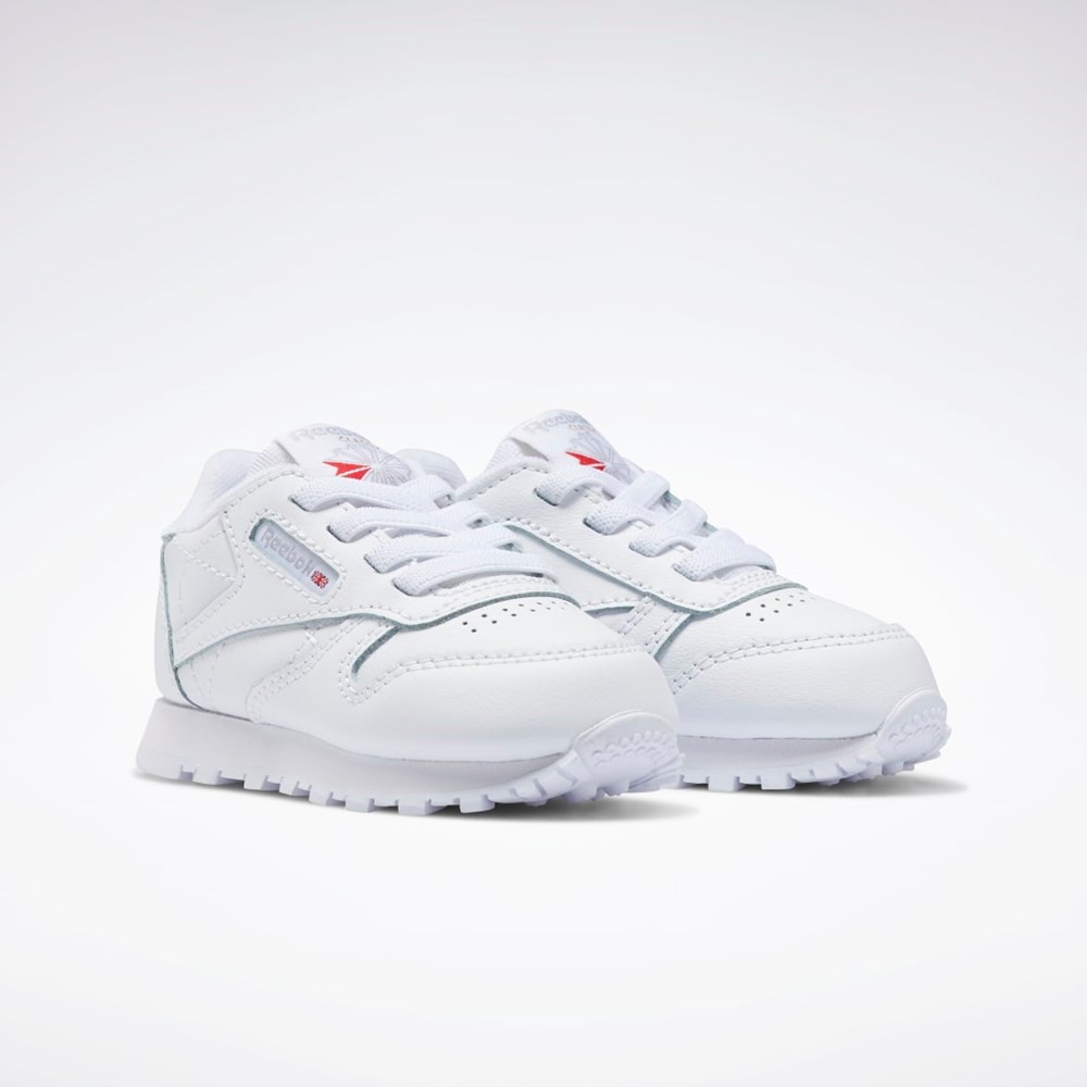 Reebok Classic Leather Shoes - Toddler Bílé Bílé Bílé | CGDQR2908