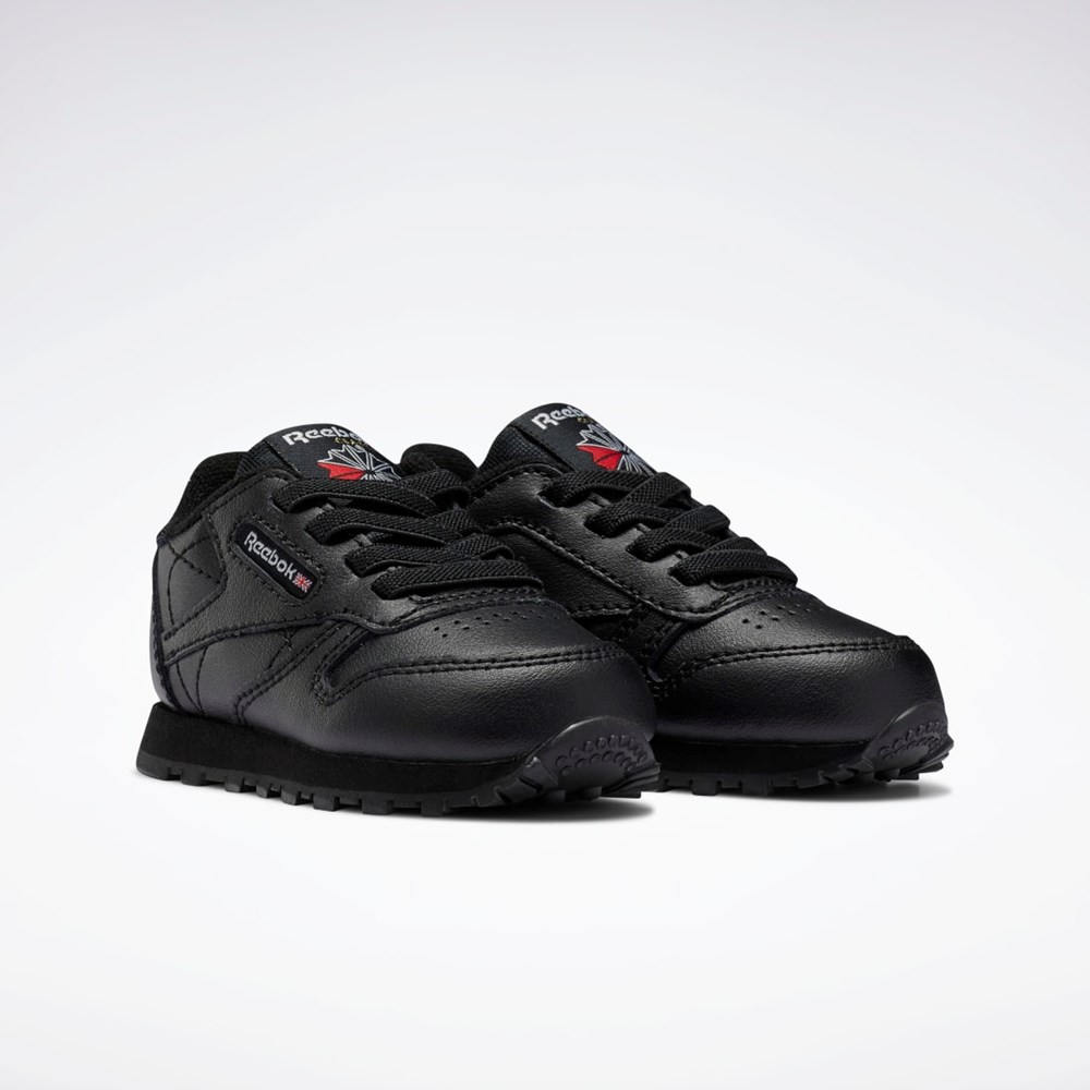 Reebok Classic Leather Shoes - Toddler Černé Černé Černé | PGEXT1628