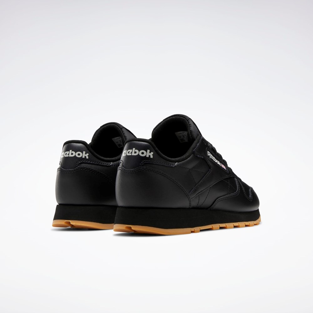 Reebok Classic Leather Shoes Černé Šedé | CSTJG1759