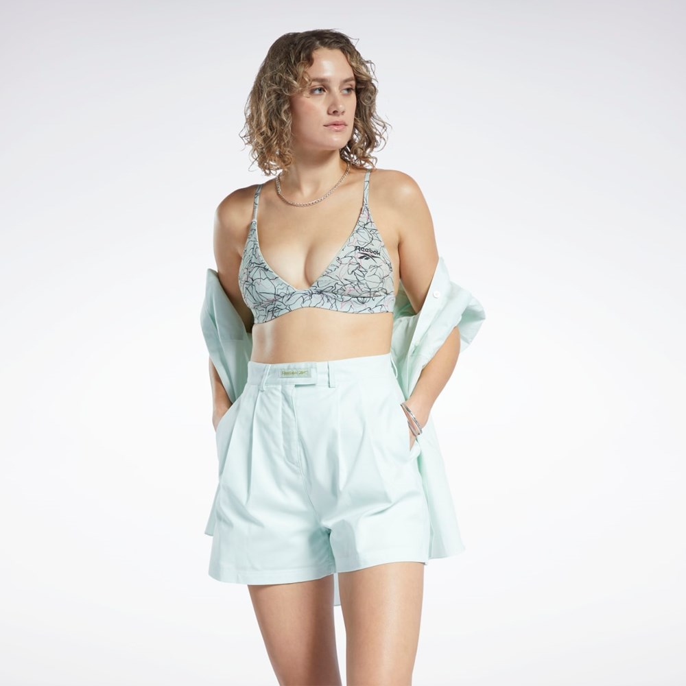 Reebok Classics Contour Floral Print Bra Světle | JFCXU6218