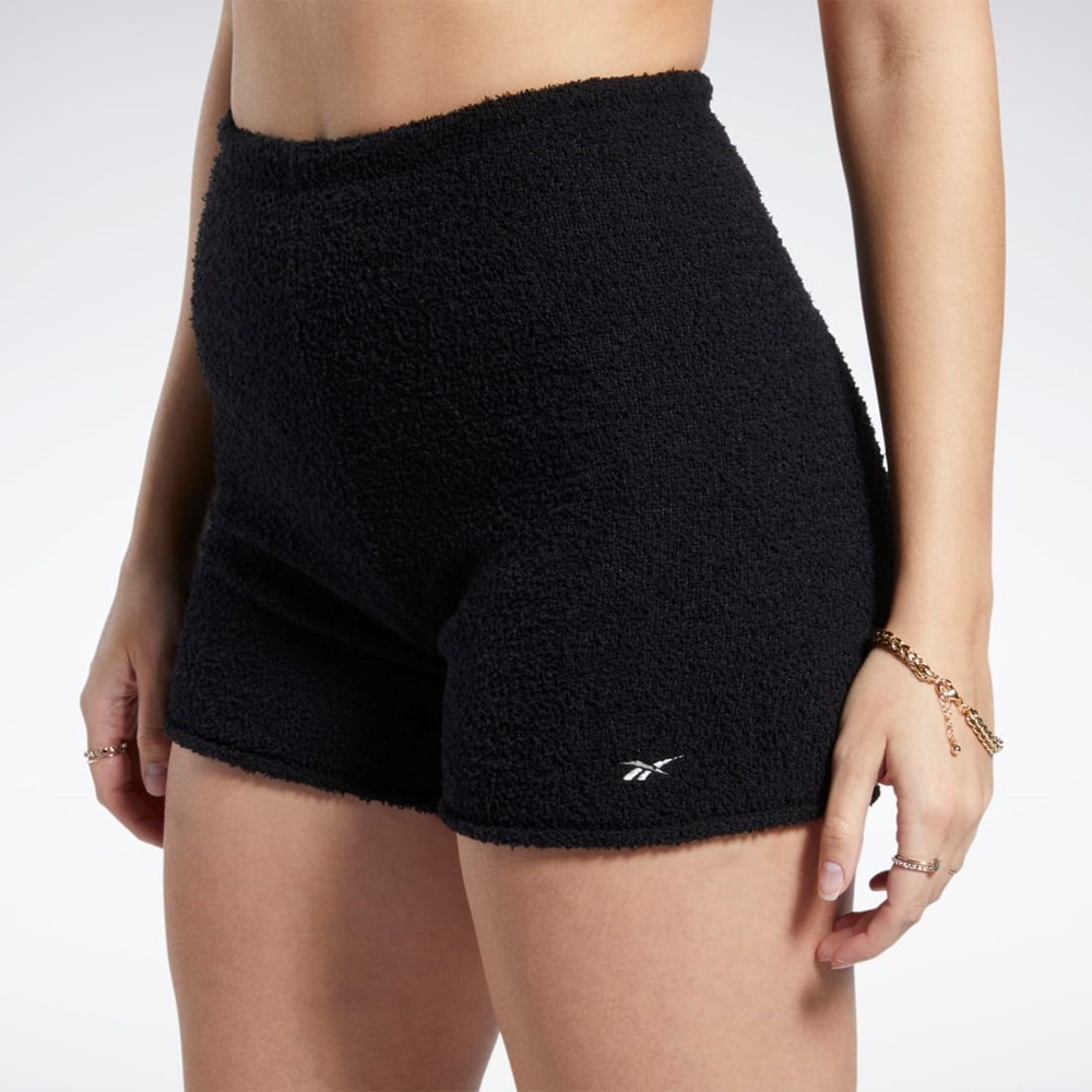 Reebok Classics Cozy Legging Shorts Černé | ZDRHT1826