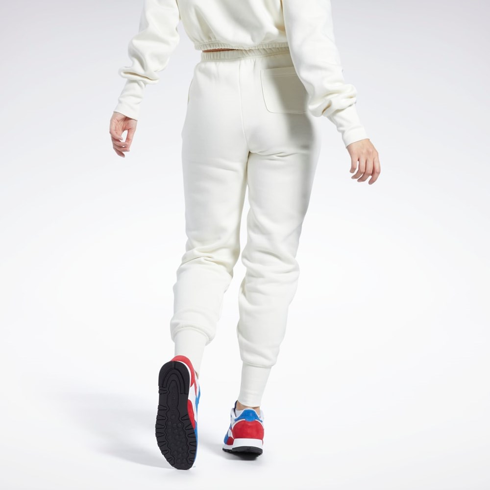 Reebok Classics Fleece Joggers Bílé | RSJZN1709