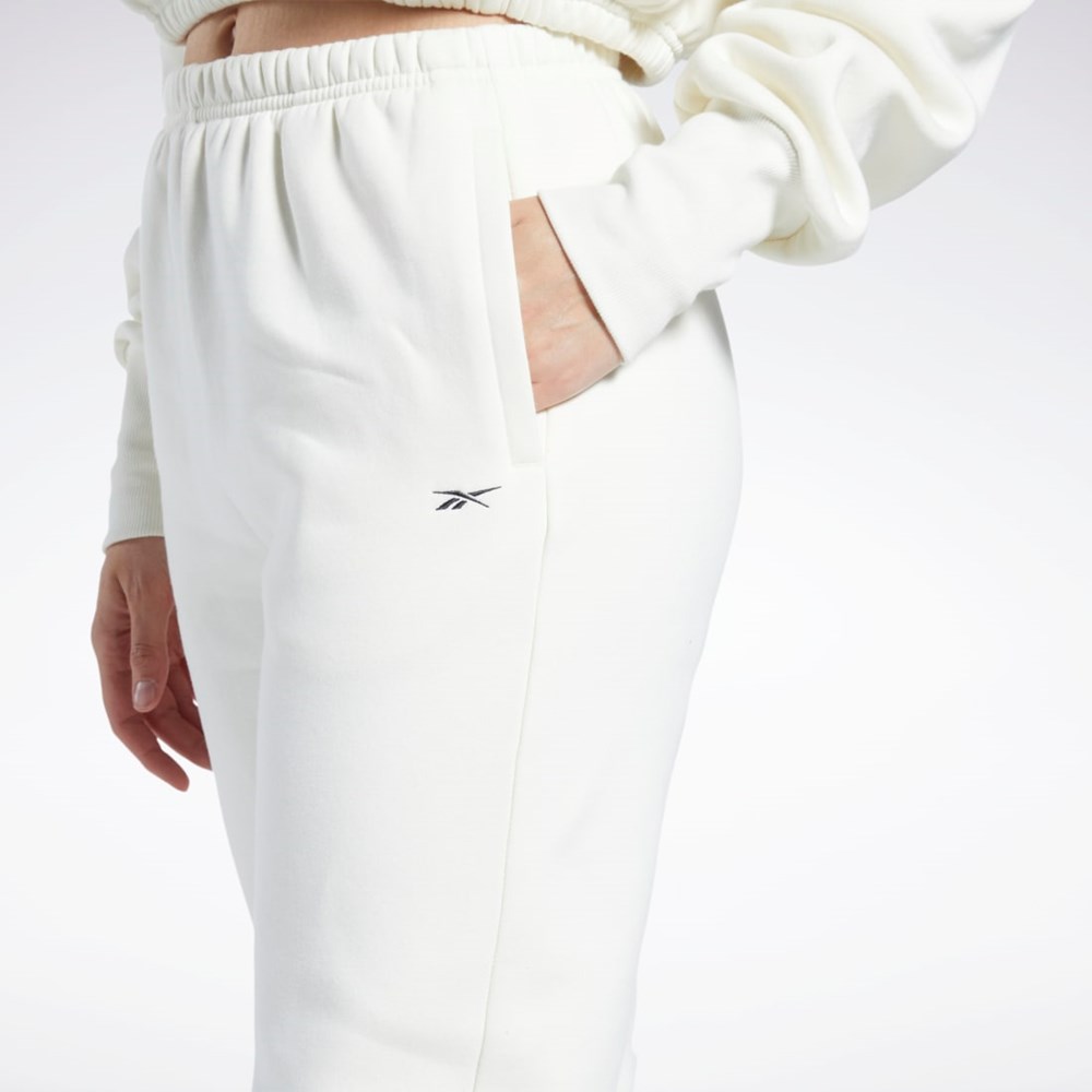 Reebok Classics Fleece Joggers Bílé | RSJZN1709