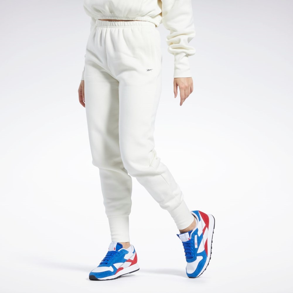 Reebok Classics Fleece Joggers Bílé | RSJZN1709