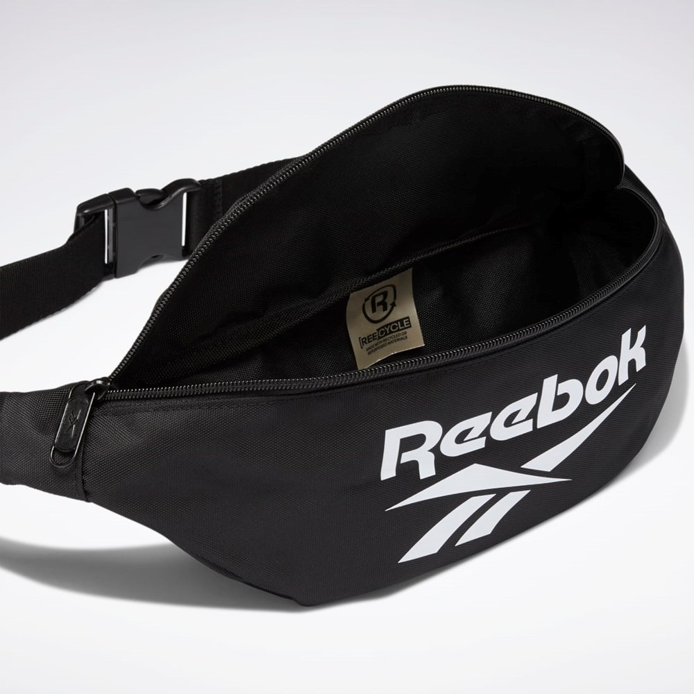 Reebok Classics Foundation Pasem Bag Černé Černé | JWQAX3065