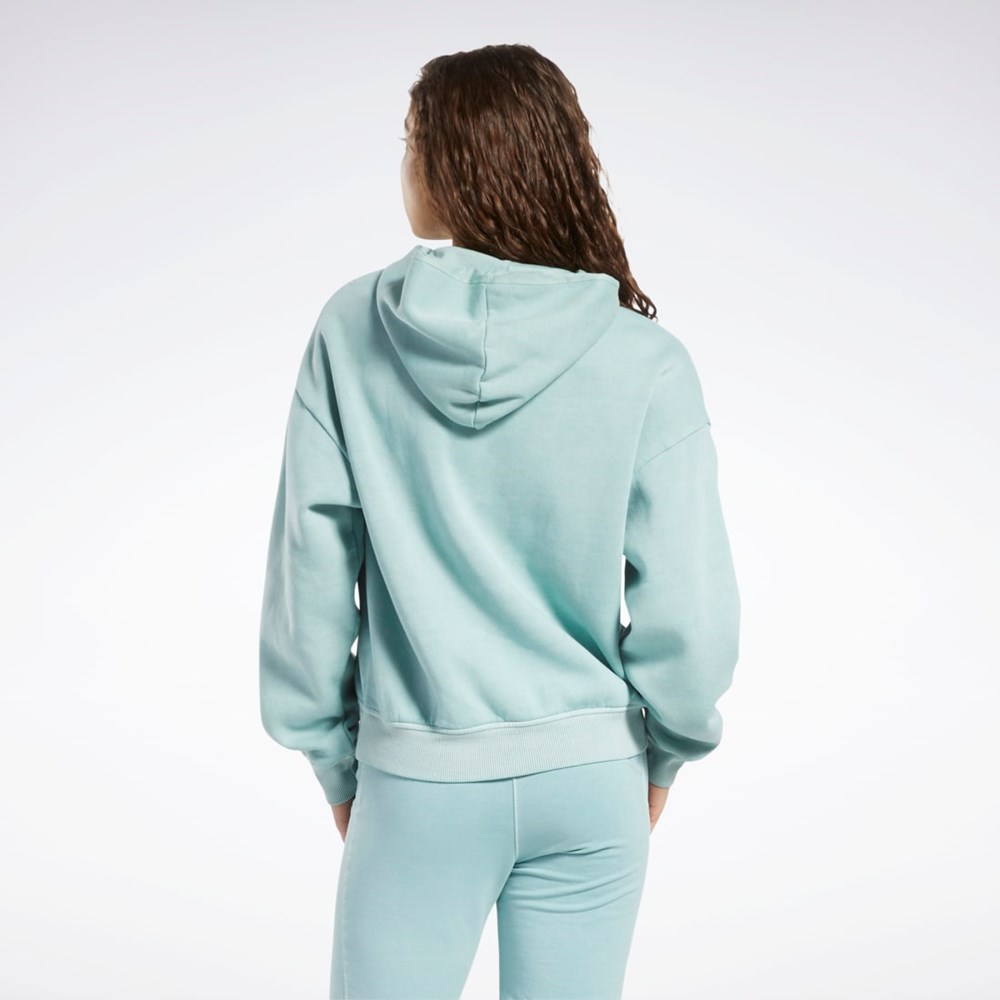 Reebok Classics Natural Dye Fleece Hoodie Šedé | QCKBN4697