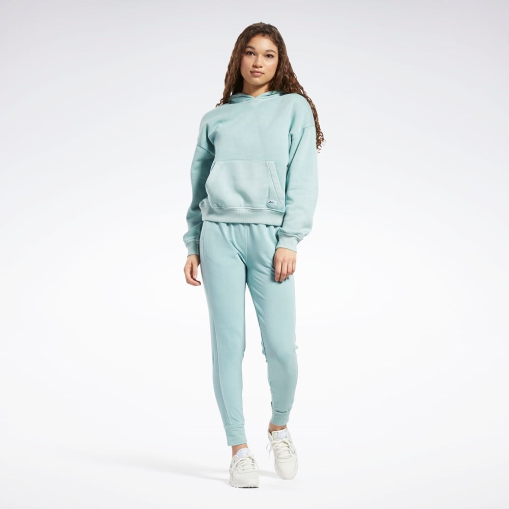 Reebok Classics Natural Dye Fleece Hoodie Šedé | QCKBN4697
