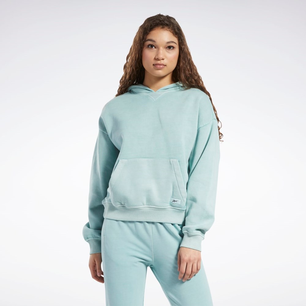 Reebok Classics Natural Dye Fleece Hoodie Šedé | QCKBN4697