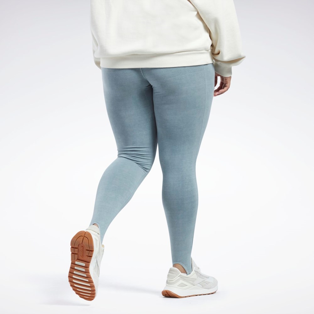 Reebok Classics Natural Dye Stirrup Leggings (Plus Size) Šedé | XBQZC1538