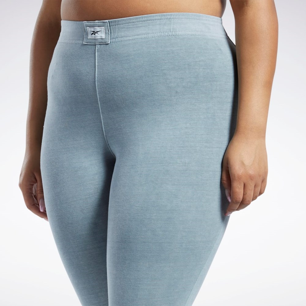 Reebok Classics Natural Dye Stirrup Leggings (Plus Size) Šedé | XBQZC1538